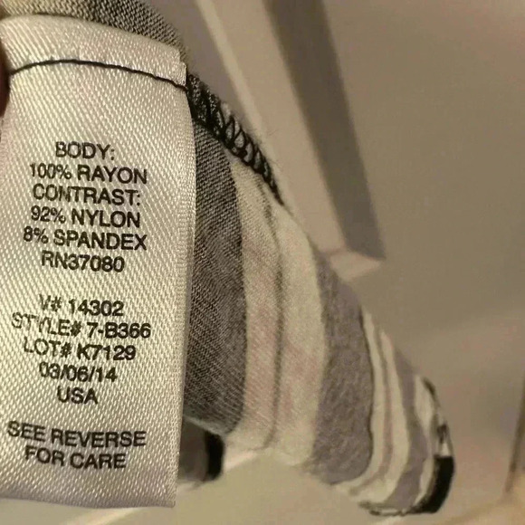 CATO GIRLS | Black & White Patterned Sleeveless Top | XL (16) - Picture 9 of 9